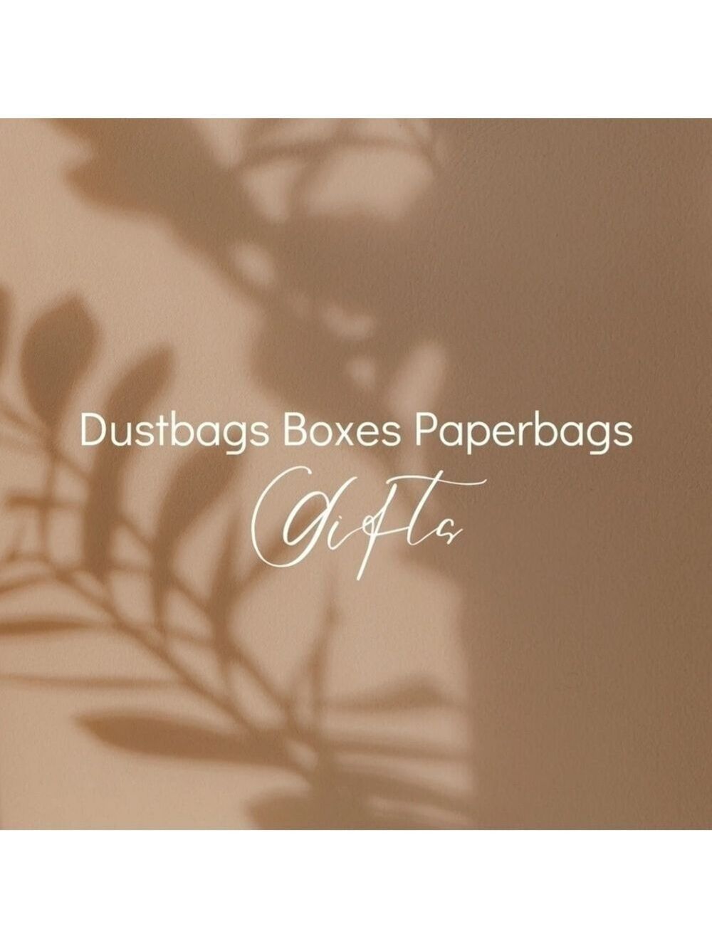 Dustbag gift bags paperbags etc